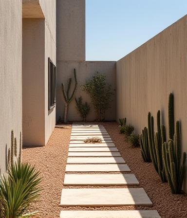 Modern arid garden design